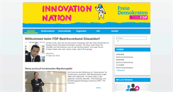 Desktop Screenshot of fdp-bv-duesseldorf.de